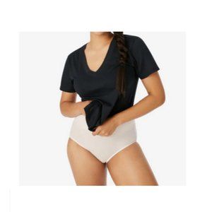 in common Black Women‎ V Neck T Shirt Sz M